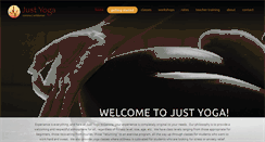 Desktop Screenshot of justyogaonline.com